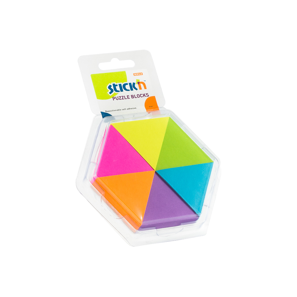 NOTAS ADHESIVAS TRIANGULOS 6 COLORES 21369