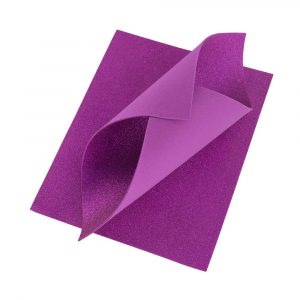 [11775-17] FOAMY DIAMANTINA 8.5X11 COLORES SURTIDOS (VERDE) | FAST