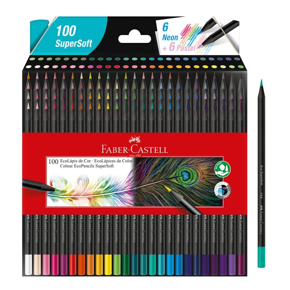CRAYONES DE MADERA SUPERSOFT X100