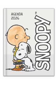 AGENDA SNOOPY 2026 POCKET GRIS