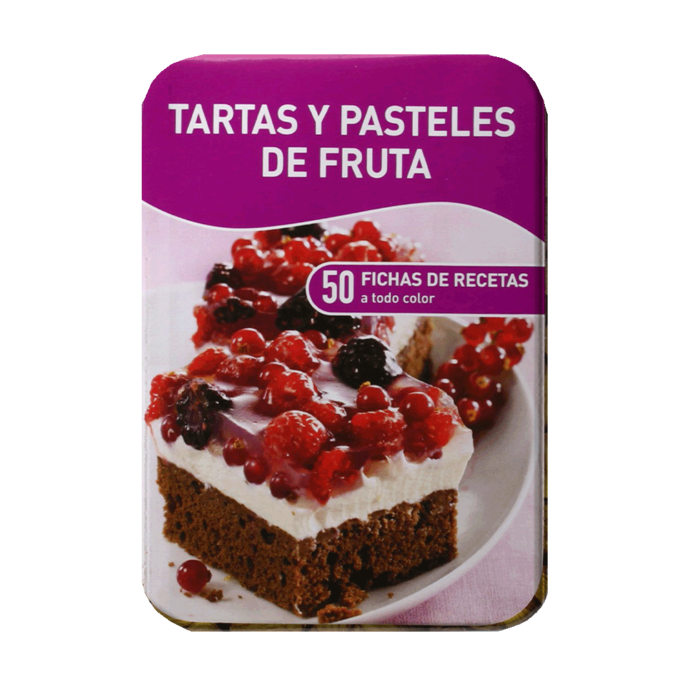 CAJA RECETAS: TARTAS Y PASTELES DE FRUTA