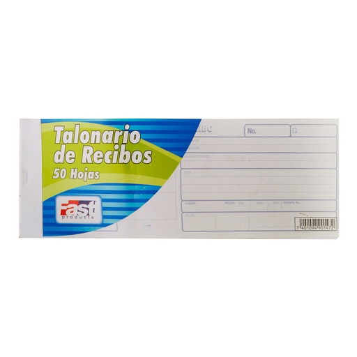 [10260] BLOCKS RECIBOS 50HOJAS | FAST