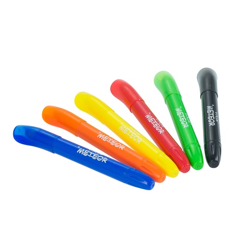 [12595] CRAYONES GEL METEORO 6 COLORES | Y-PLUS