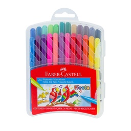 [14209] MARCADORES ESCOLARES 24 COLORES 32445 | FABER CASTELL