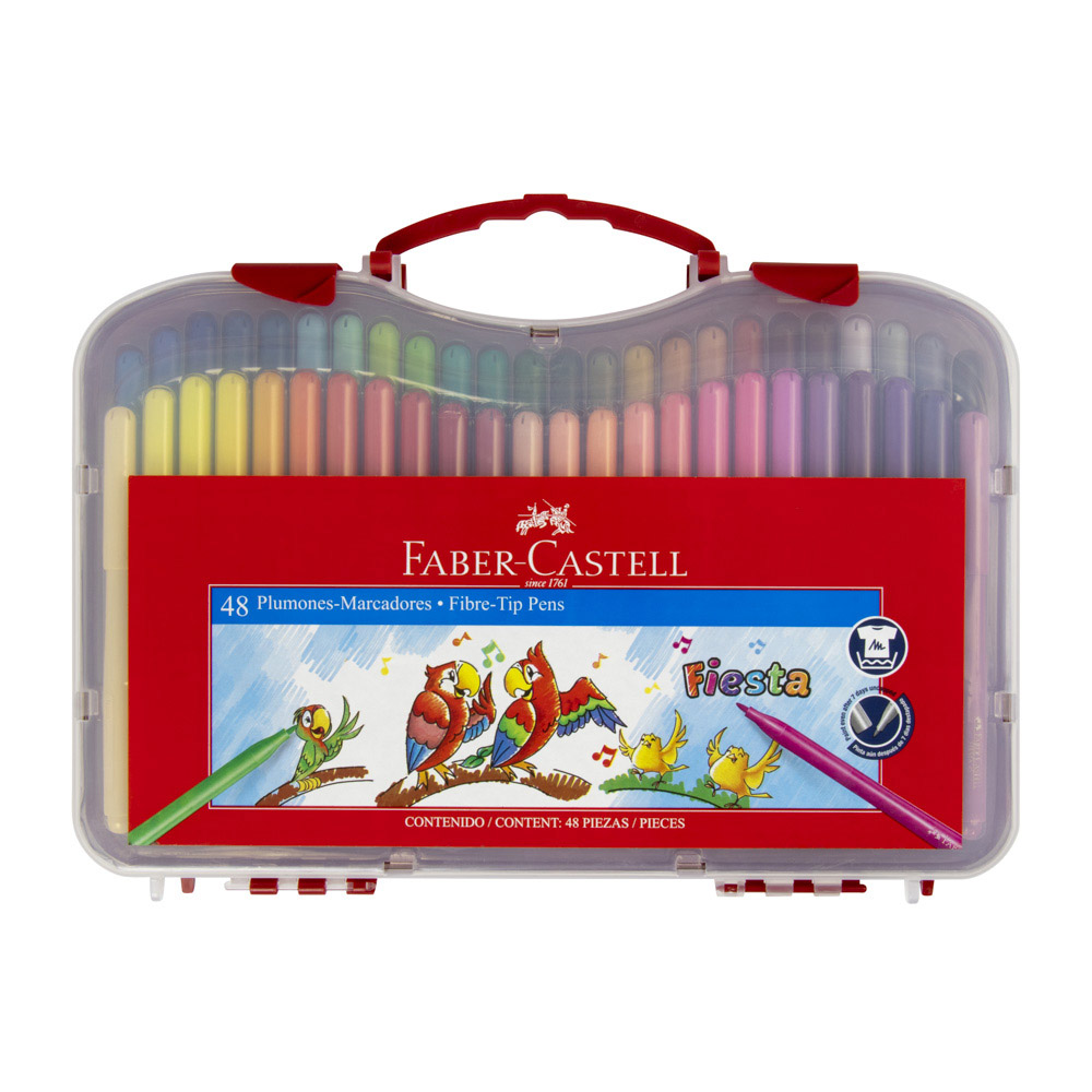 MARCADORES ESCOLARES 48 COLORES