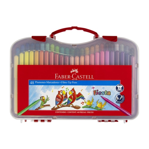 [17338] MARCADORES ESCOLARES 48 COLORES | FABER CASTELL