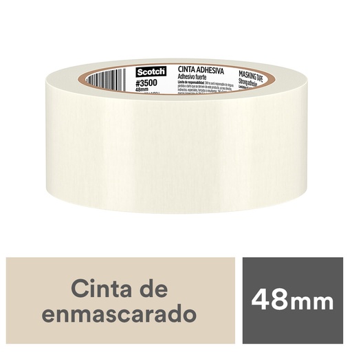 [17728] MASKING TAPE 2x43YDS 3500-48MP CS2 | SCOTCH 3M