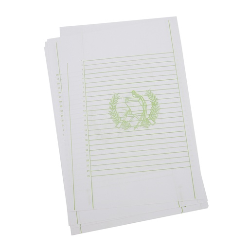 [11101016] PAPEL ESPAÑOL NUMERADO BLANCO OFICIO 80GR X50 | BRETTON