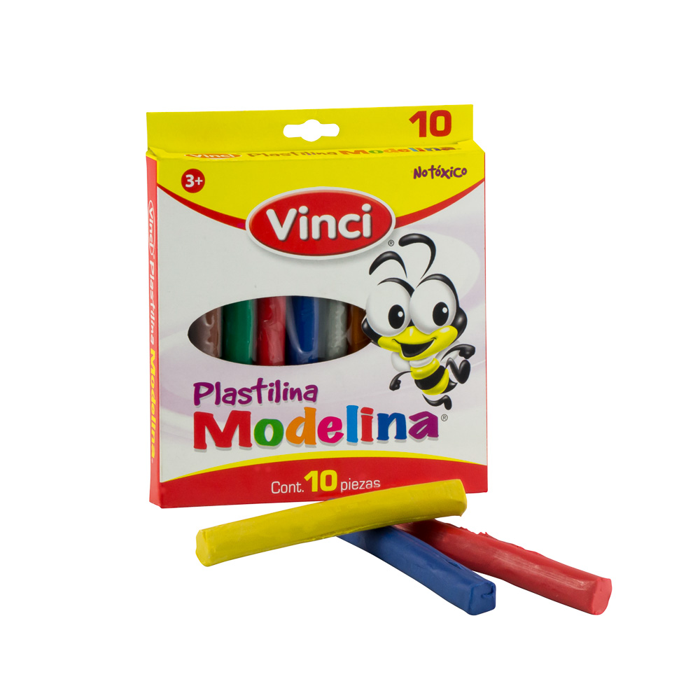 PLASTICINA MODELINA 10 C0LORES