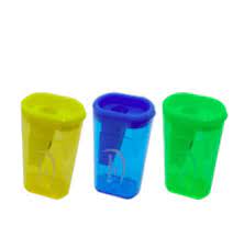 SACAPUNTAS PLASTICO 1 AGUJERO CON DEPOSITO ST-06926