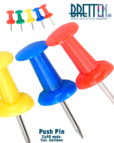 [20941008] TACHUELAS PUSH-PINS X40 UNIDADES | BRETTON