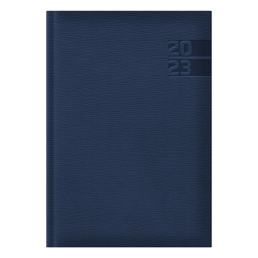 [18319-2] AGENDA DIARIA RIVOLI 2023 CANTO PLATEADO (AZUL) | FAST