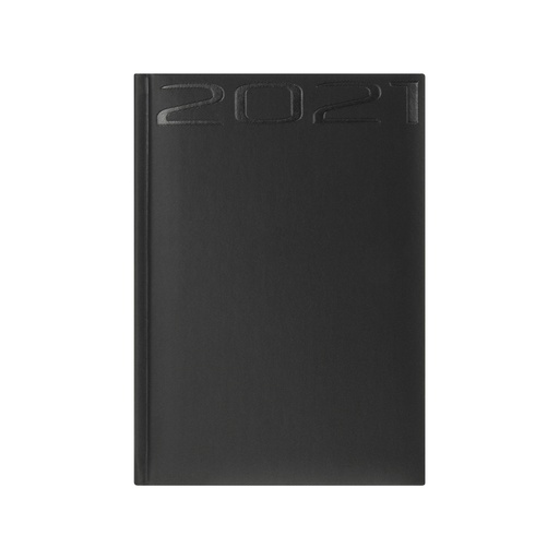 [17186-1] AGENDA DIARIA TWILL 2023 CANTO DORADO (NEGRO) | FAST