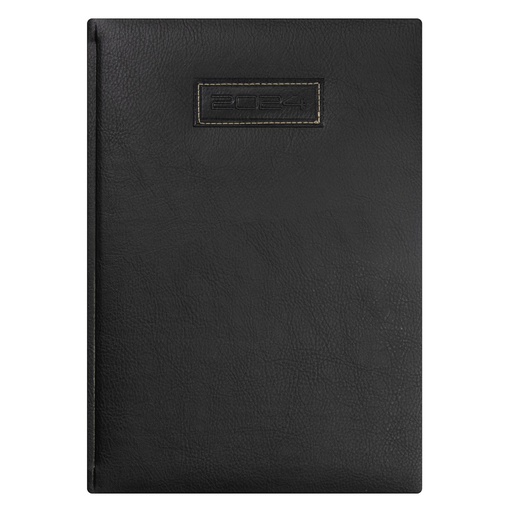 [15072-4] AGENDA PRESIDENTE BRACCIANO CANTO DORADO 2025 (NEGRO) | FAST