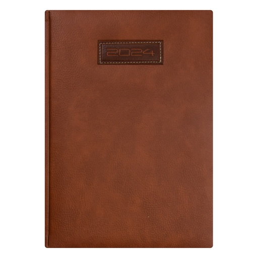 [15072-3] AGENDA PRESIDENTE BRACCIANO CANTO DORADO 2026 (CUERO) | FAST