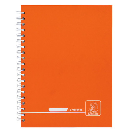 [15226.13684] CUADERNO DOBLE ESPIRAL TAPA DURA 200 Y 210 HOJAS TIPO: CUADROS 8MM | CONQUISTADOR