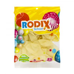 [55278] GLOBOS NO. 9 COLORES SURTIDOS X25 UNIDADES (TRANSPARENTE) | RODIX