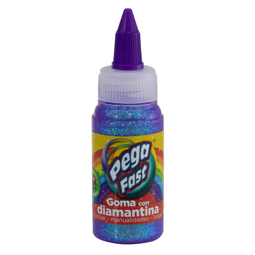 [11479-02] GOMA CON DIAMANTINA SURTIDO (VIOLETA) | PEGAFAST
