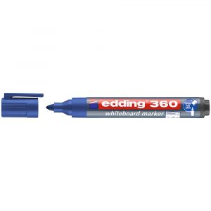 [05474-AZUL] MARCADOR PARA PIZARRA 360 REDONDA RECARGABLE (AZUL) | EDDING