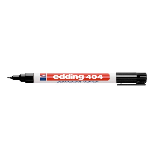 [12830-NEGRO] MARCADOR PERMANENTE 404 PUNTA FINA (NEGRO) | EDDING
