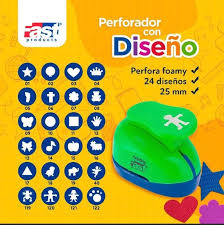 PERFORADOR FOAMY DISEÑOS SURTIDOS