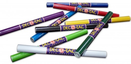 PLASTICO ADHESIVO 1 M COLORES SURTIDOS (ROJO) | DECO-TAC