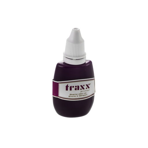 [12232-VIOLETA] TINTA PARA ALMOHADILLA 7011 COLORES SURTIDOS 28ML (VIOLETA) | TRAXX