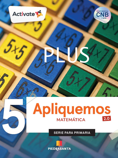 [PL-MAT5] ACTIVATE APLIQUEMOS  MATEMATICA 5 2.0 PLUS | PIEDRASANTA