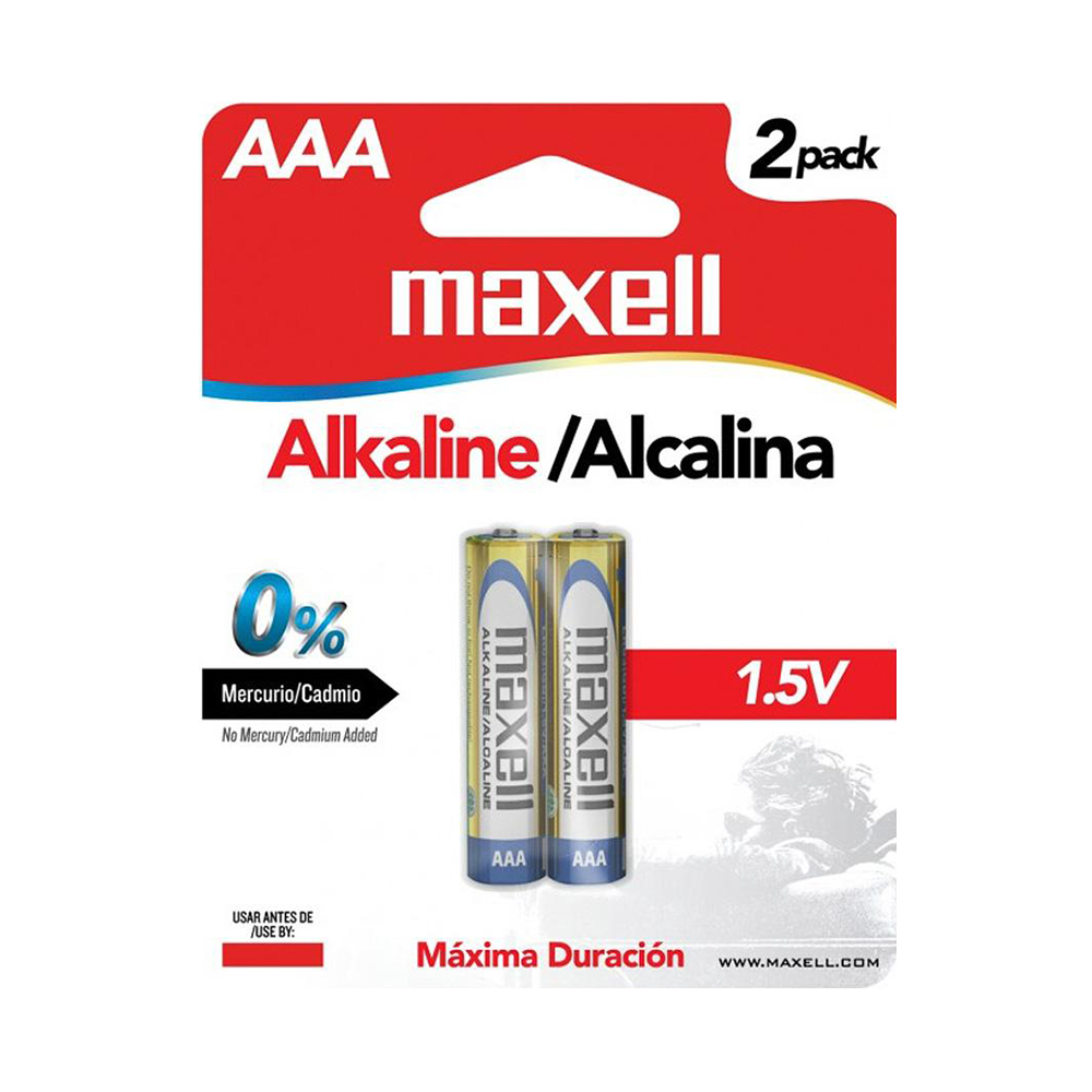 [05213] BATERIA AAA ALKALINA LR-03 BLISTER  X2 | MAXELL