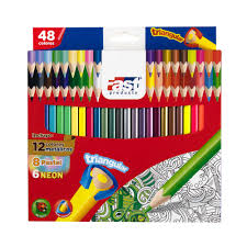 [18839] CRAYONES DE MADERA X48 | FAST