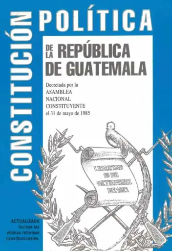 [210109] CONSTITUCION POLITICA DE GUATEMALA ECO | PIEDRASANTA