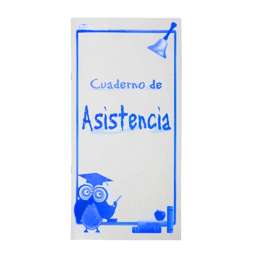 CUADERNO DE ASISTENCIA LARGO 14 HOJAS 52 ALUMNOS | MULTIMARCA