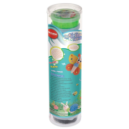 MASA MOLDEABLE BOTE 28GR X12 COLORES | PAULINDA