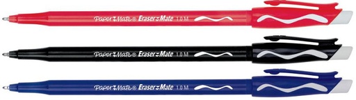 BOLIGRAFO ERASER MATE BORRABLE 1.0MM | PAPER MATE