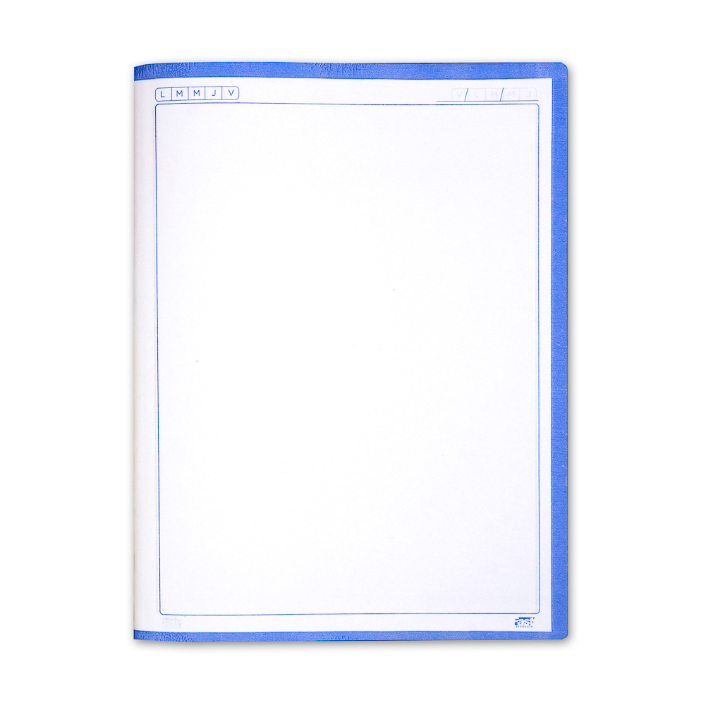 CUADERNO EMPASTADO 100HOJAS 8.5X11 PLASTIFICADO