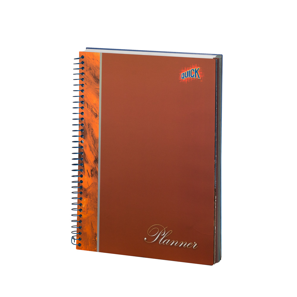 CUADERNO ESPIRAL PLANNER TAPA DURA 150HOJAS