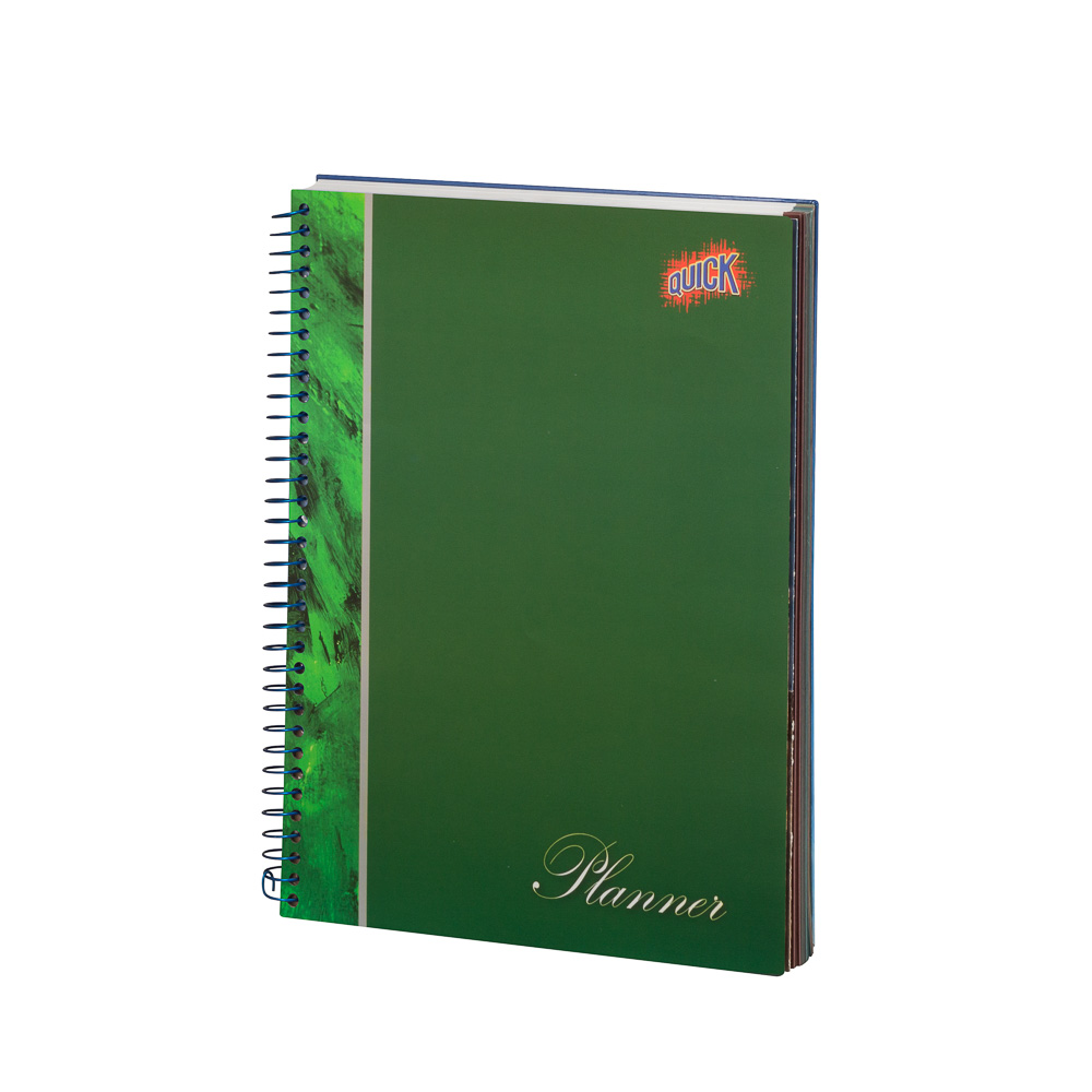 CUADERNO ESPIRAL PLANNER TAPA DURA 150HOJAS