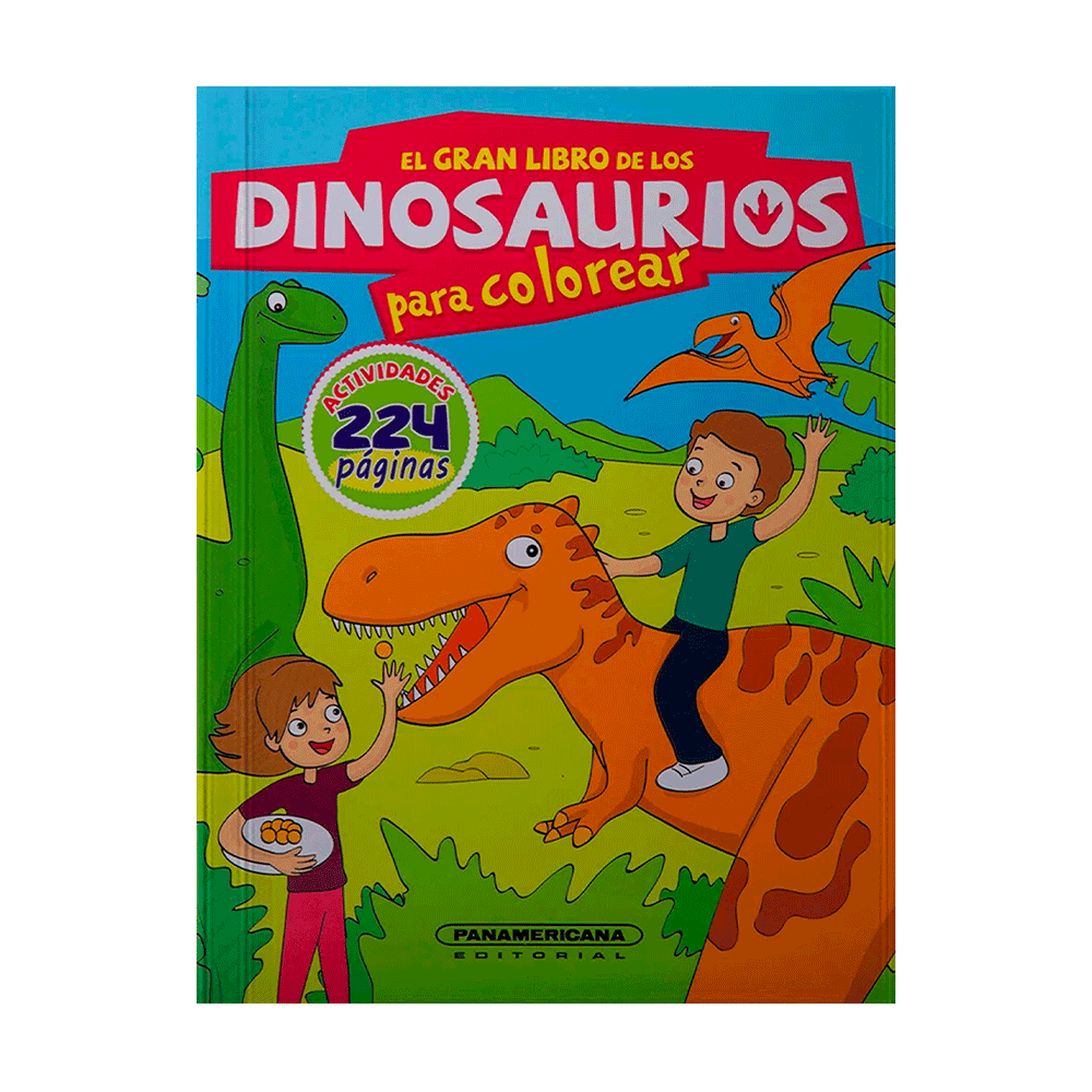DINOSAURIOS EL GRAN LIBRO PARA COLOREAR