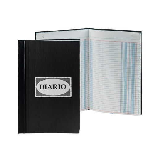 [00464-DIARIO] LIBRO 100HOJAS CONTABILIDAD EMPASTADO (DIARIO) | MULTIMARCA