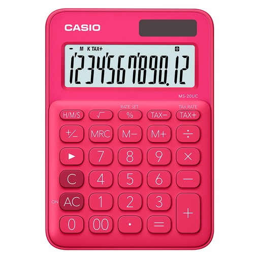 [11983-FUCSIA] CALCULADORA DE ESCRITORIO MS-20UC-BU 12 DIGITOS (FUCSIA) | CASIO