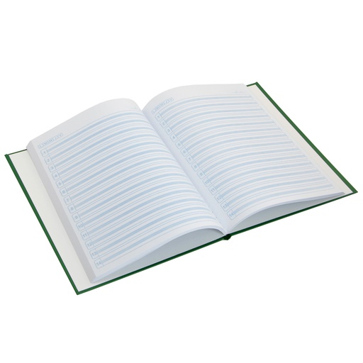 [15225-DOB LINEA] CUADERNO EMPASTADO 100HOJAS (DOBLE LINEA) | CONQUISTADOR