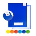 CUADERNO EMPASTADO 100HOJAS 8.5X11 PLASTIFICADO