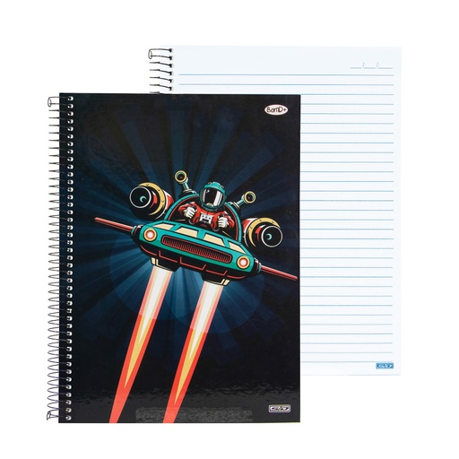 [19083] CUADERNO ESPIRAL LINEA TAPA DURA 160 HOJAS SD10147 | VIVO