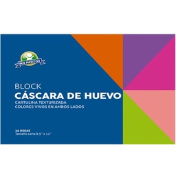 [15773] BLOCK CASCARA DE HUEVO CARTA 20HOJAS | MIS PASITOS