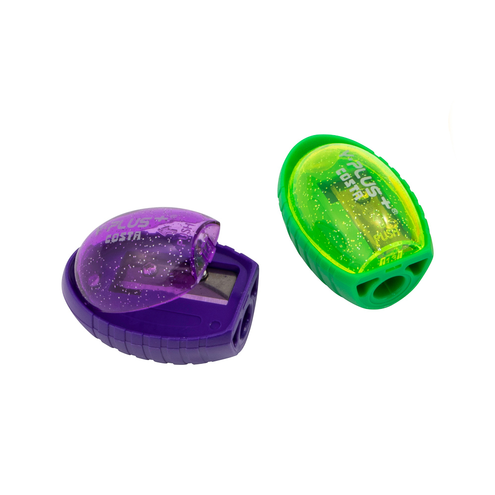 SACAPUNTAS PLASTICO 1 AGUJERO CON DEPOSITO SX0613 COSTA