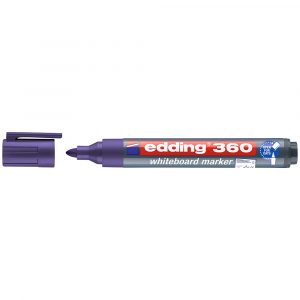 [05474-VIOLETA] MARCADOR PARA PIZARRA 360 REDONDA RECARGABLE (VIOLETA) | EDDING