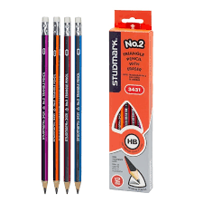 LAPIZ PLASTICO HB TRIANGULAR PASTEL