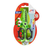 [19175] TIJERA ESCOLAR 5.25" SOFTY KINDER DISEÑO: COCODRILO | FAST