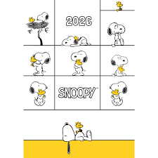 AGENDA SNOOPY 2026 BLANCA