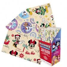 [19645] PAPEL DE REGALO DISNEY NAVIDAD ROLLO 70CMX2M | PRIMAVERA